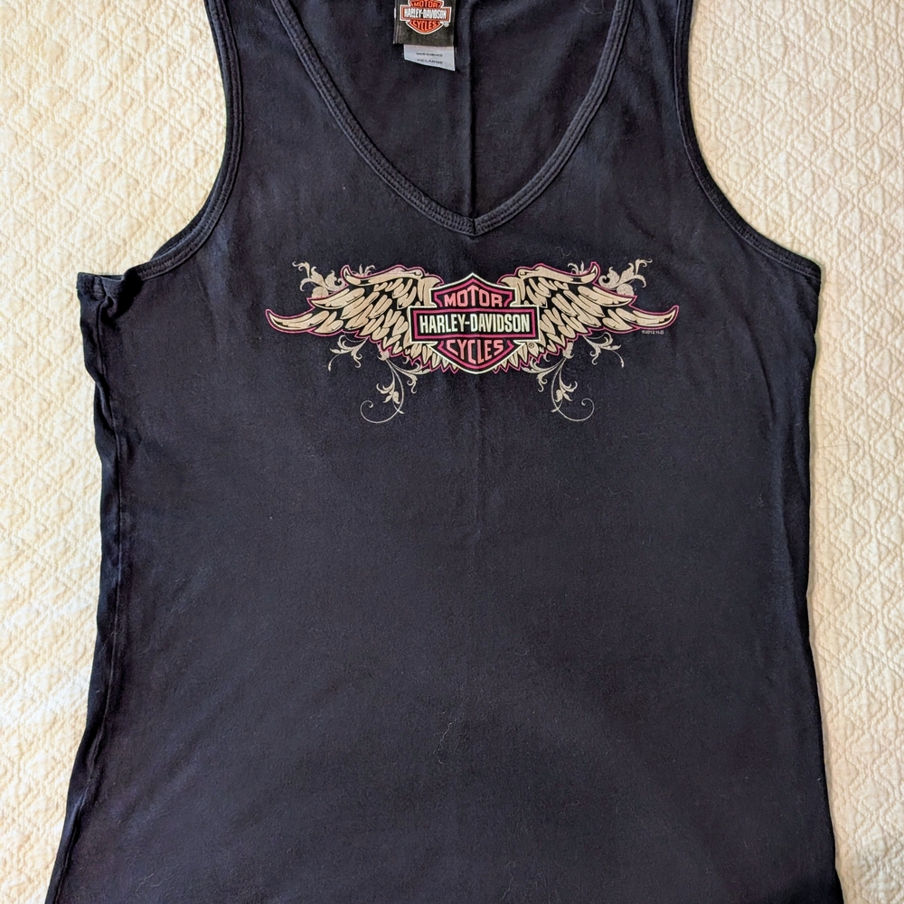 Harley-Davidson Black Tank Top for Women